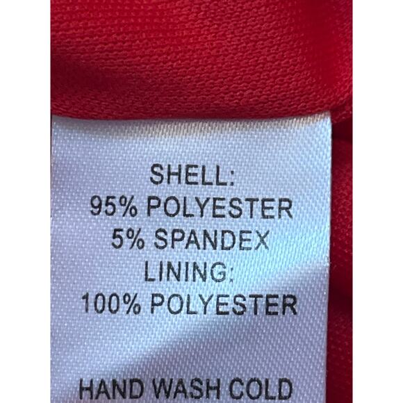 Lulus Womens Medium Red Double Criss Cross Back Cocktail Banquet Formal Dress - Picture 3 of 9